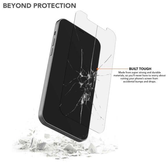 2 Avalanche Tempered Glass Screen Protector Iphone 12 Pro Max - Picture 4 of 8